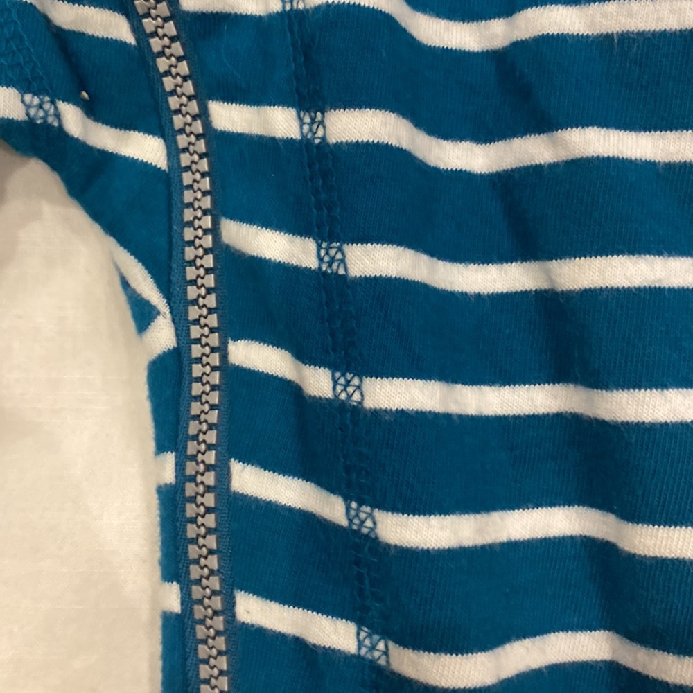 Hanna Andersson Reversible Sherpa Fleece Bunting, 18-24 months, teal - Picture 4 of 7